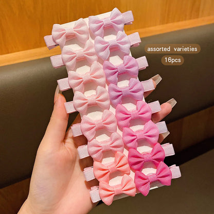 30 Colored Bow Hair Clips for Stylish Daily Use - Smarsty
