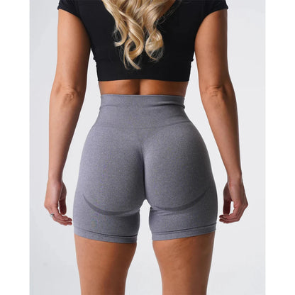 TKITK Seamless Shorts Women  Workout Shorts Fitness Sports Short Gym Yoga Shorts Yoga pants leggings cycling shark pants - Smarsty