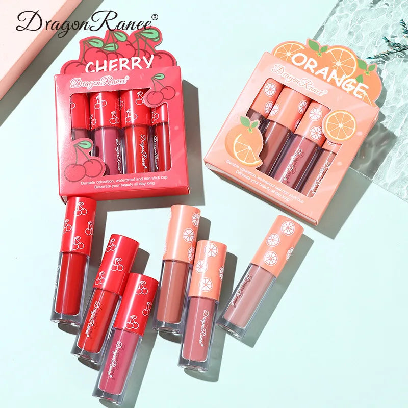 Mini Velvet Matte Lip Gloss Set for Long-Lasting Hydration - Smarsty