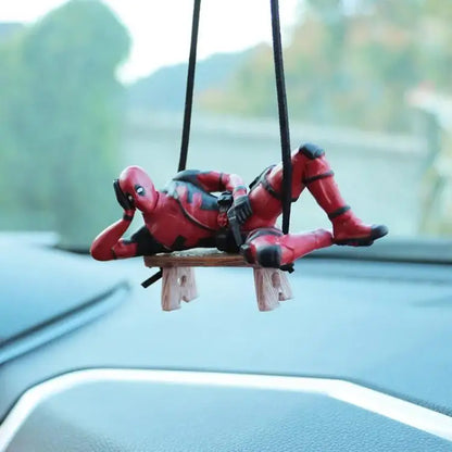Deadpool Car Pendant Rearview Mirror Charm Interior Decor - Smarsty