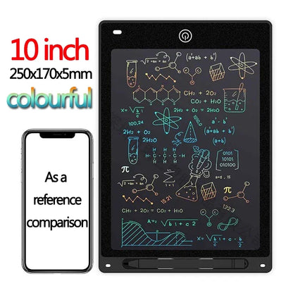 10/12/inch LCD Writing Tablet Drawing Board Kids Graffiti Sketchpad Toys Handwriting Blackboard Magic Drawing Board Kid Toy Gift