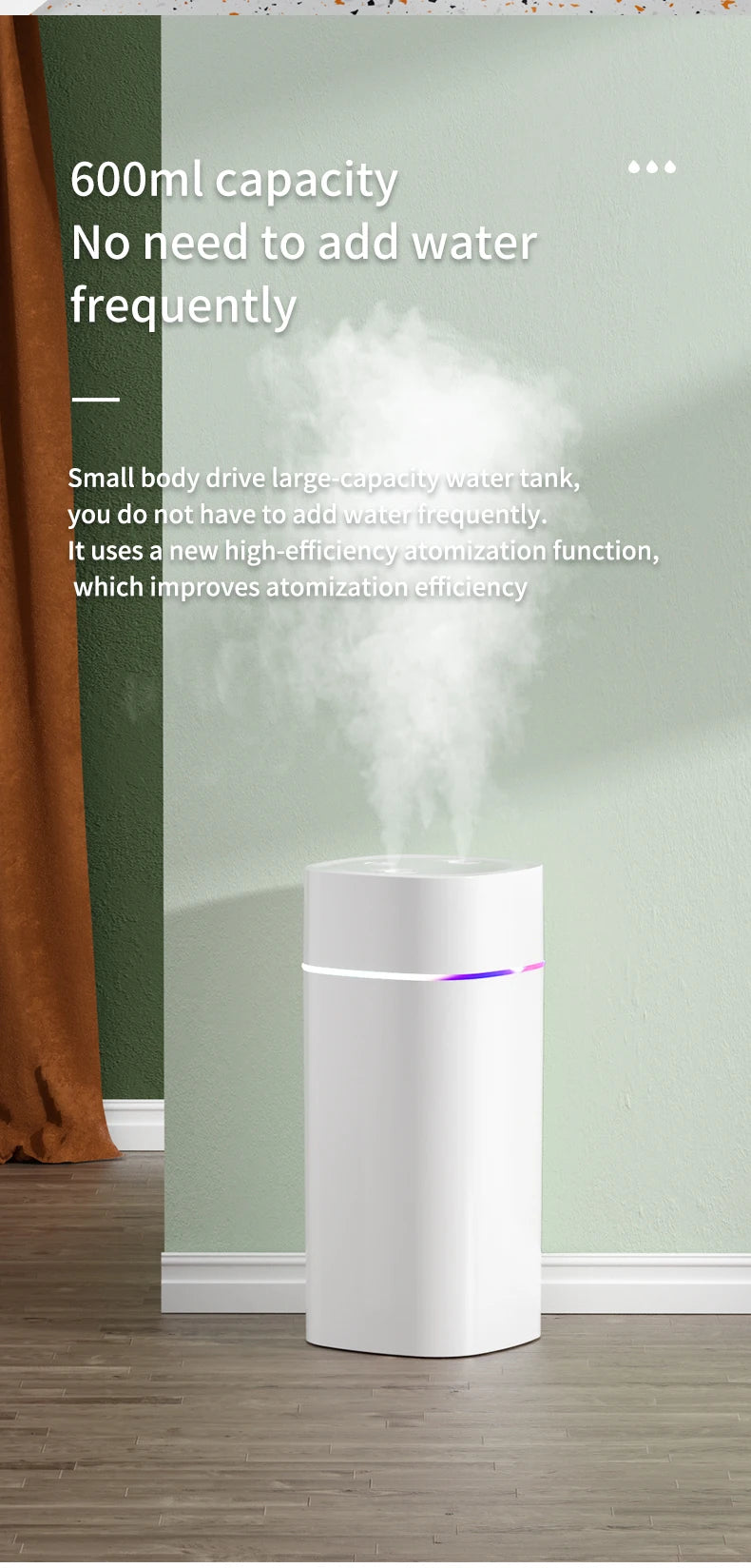 USB Essential Oil Humidifier with Double Spray Mist - Smarsty