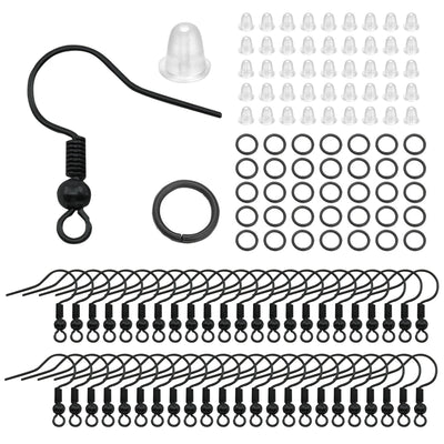 300Pc Hypoallergenic Earring Hooks Mix Color DIY Kit - Smarsty