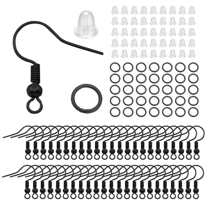 300Pc Hypoallergenic Earring Hooks Mix Color DIY Kit - Smarsty