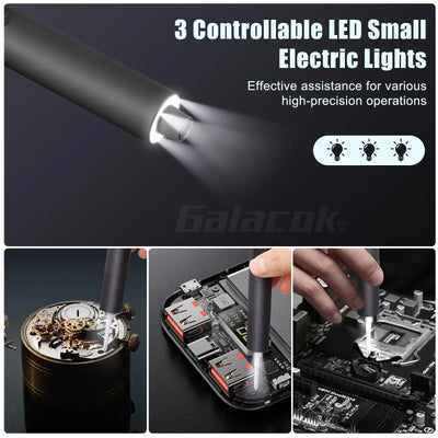 49 in 1 Electric Screwdriver Set 5 Torque Settings Precision Power Tool Magnetic Screw Driver Bits for iPhone Glasses Watch PC