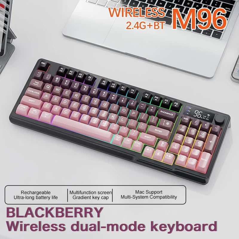 Bluetooth Gaming Keyboard With Multi Device Wireless