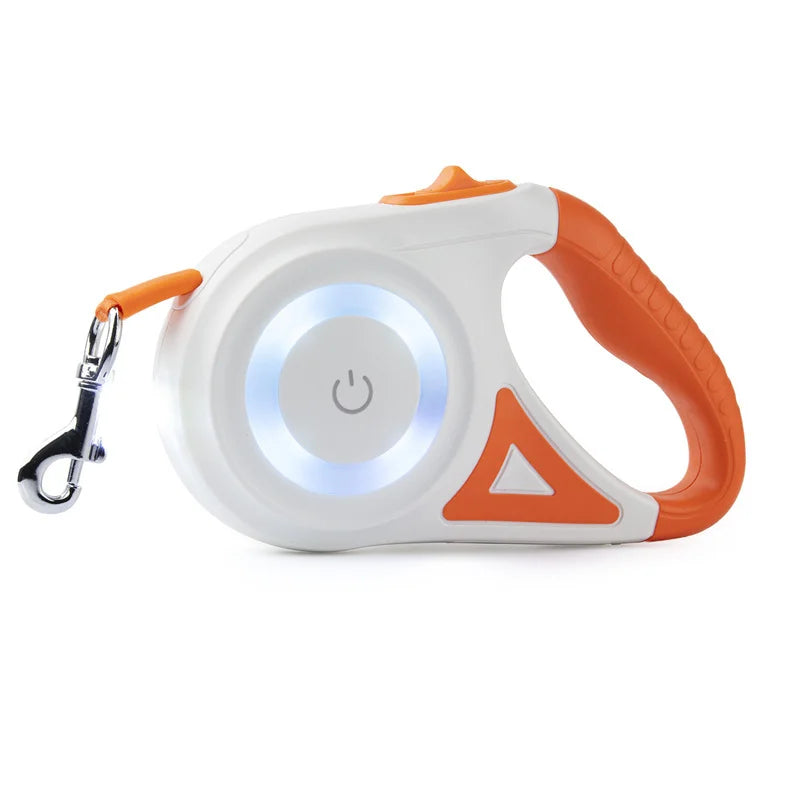 5M Automatic Retractable Dog Leash with LED Flashlight - Smarsty