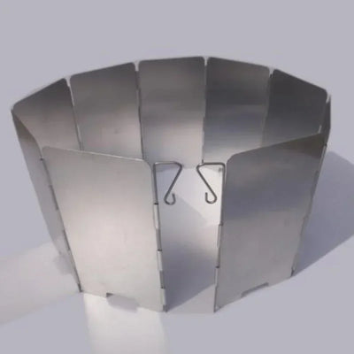 Pare-brise de cuisinière à gaz pliable à 9 plaques, brûleur de cuisine de Camping en plein air, écran coupe-vent en alliage by Smarsty