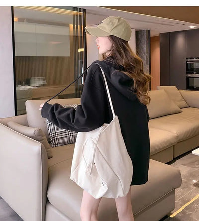 Women Embroidery Print Sporty Chic Hoodies Casual Zip Up Long Sleeve Loose Jacket Coats Harajuku Hooded Sweatshirts Streetwear - Smarsty