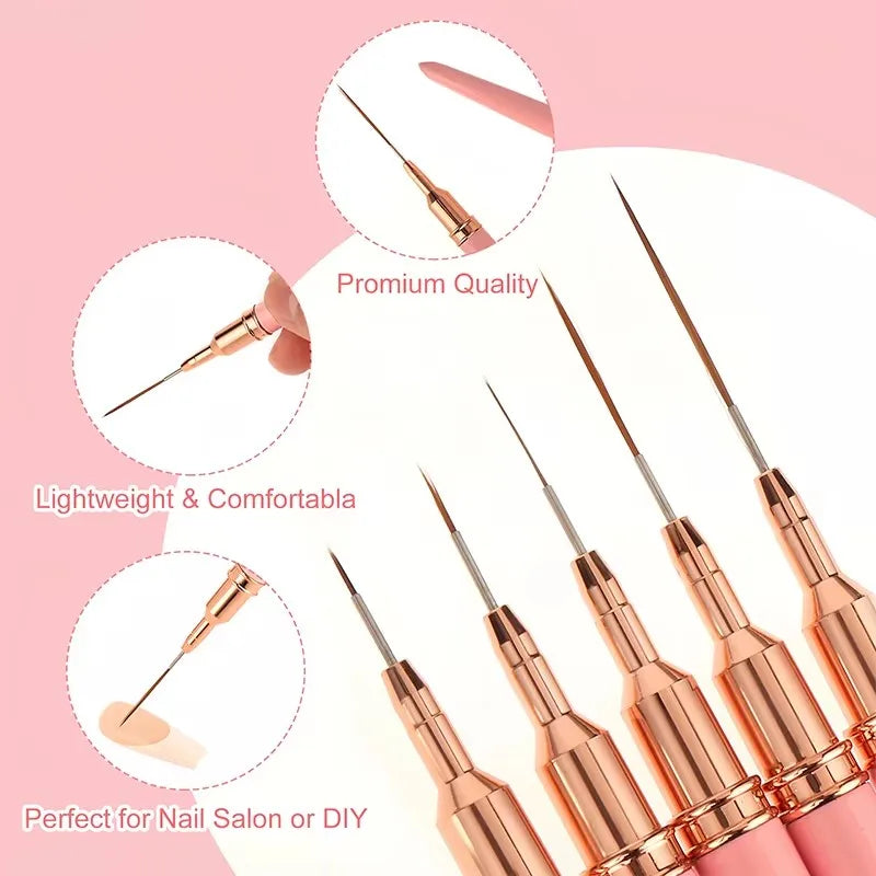 Nail Art Liner Brush Set for Professional Manicure - Smarsty