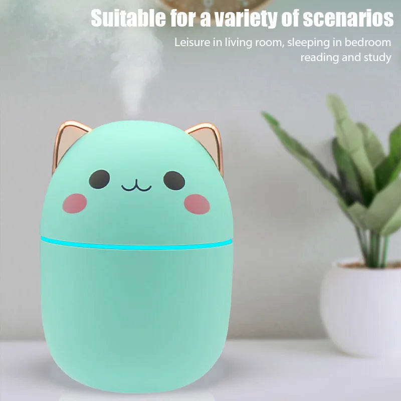 Mini Cute Air Humidifier for Aromatherapy and Purification - Smarsty