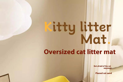 Extra Large Cat Litter Mat Heavy Duty Waterproof 2 Layer Non Slip Washable Pet Floor Protector Litter Box Sand Stopper - Smarsty