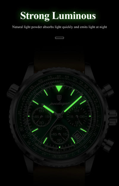 Luxury Waterproof Quartz Chronograph Watch for Men - Smarsty