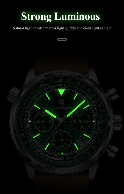Luxury Waterproof Quartz Chronograph Watch for Men - Smarsty