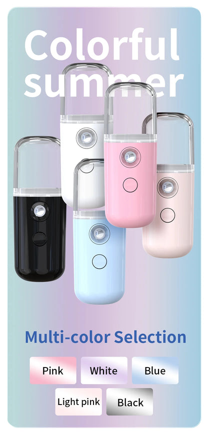 Portable Rechargeable Mini Facial Steamer for Hydration - Smarsty