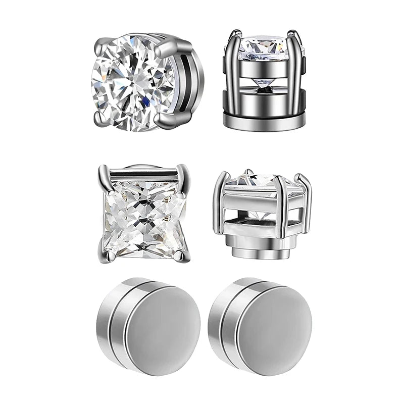 Strong Magnetic Non Piercing Ear Clip Earrings For Unisex - Smarsty
