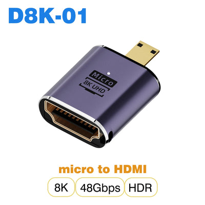 HDMI 2.1 Adapter for 8K 60Hz and 4K 120Hz - Smarsty