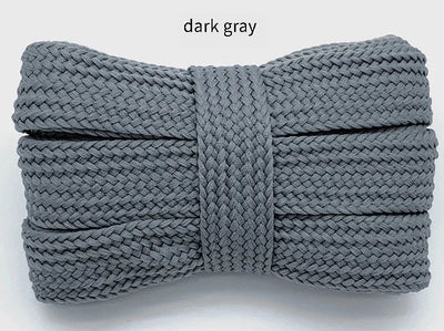 2cm Wider Flat Shoelaces New Casual Sneakers Laces for Shoes Fashion Rope Shoelace 100/120/140/160CM Shoes Accessories 1Pair - Smarsty