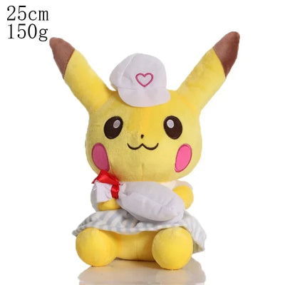 Pokemon Pikachu Pichu Charmander Bulbasaur Squirtle Psyduck Eevee Plush Soft Stuffed Animals Peluche Plushie Toy Small Doll - Smarsty