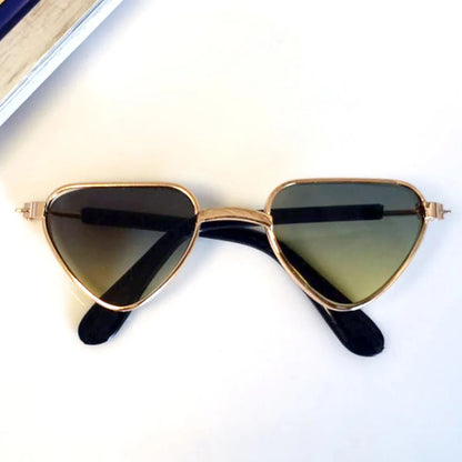 Vintage Round Dog Sunglasses for Stylish Pet Photos - Smarsty