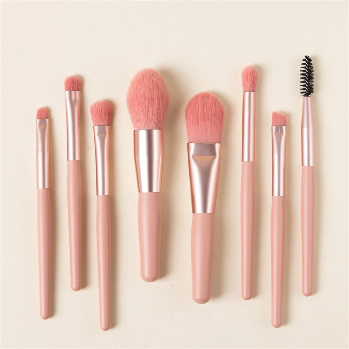 8 Piece Soft Fluffy Makeup Brush Set for Flawless Blending - Smarsty