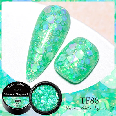Pink Dried Flower Gel Nail Polish for Fairy Nail Art - Smarsty