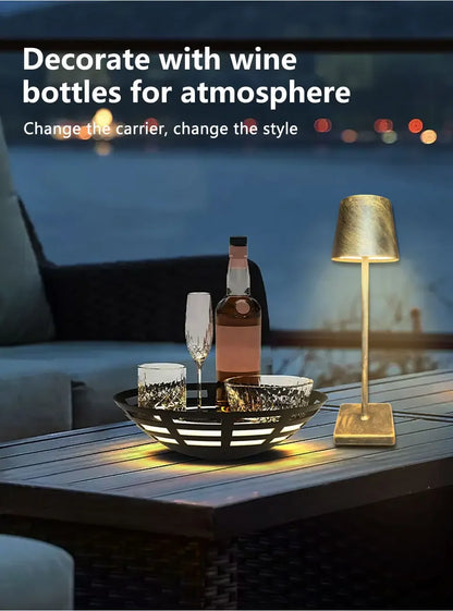Wireless LED Table Lamp Rechargeable Dimmable Mood Light - Smarsty