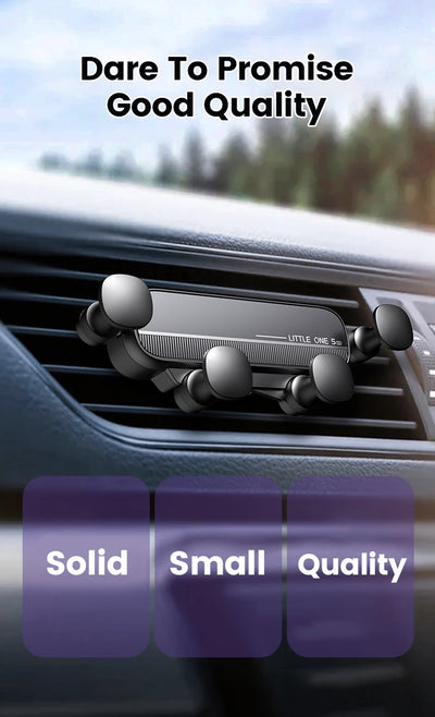 Gravity Car Phone Holder Air Vent Mount For Universal Fit - Smarsty