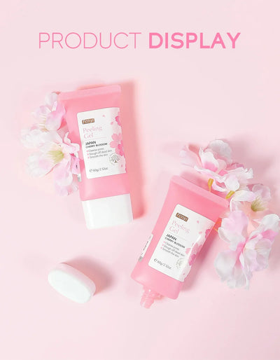 Sakura Face Deep Cleaning Exfoliating Gel Skin Care Whitening Moisturizer Repair Facial Scrub Skin Care 60g - Smarsty