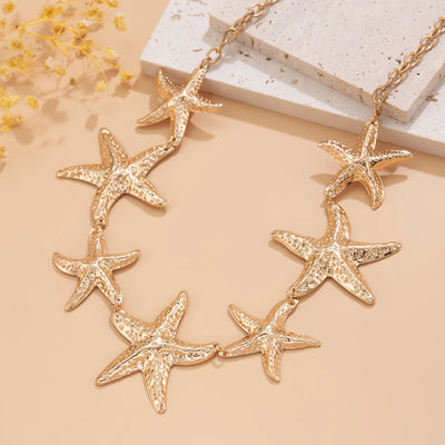 Fashion Gold Sea Starfish Belly Chain for Women - Smarsty