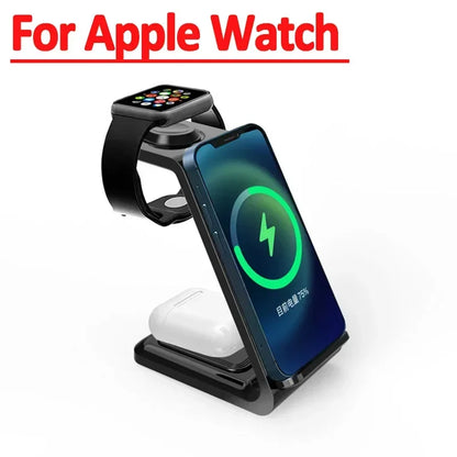 30W Ultrafast Wireless Charger Stand 3 in 1 with Holder - Smarsty