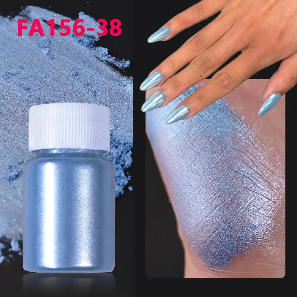 Pearlescent Nail Art Glitter Powder for Stunning Manicures - Smarsty