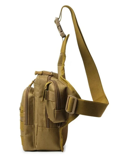 Camping Climbing Bag Chest Pouch For Men Cycling Hiking Travel Outdoor Sport Tactical Crossbody Molle Fishing Waist Fanny Pack