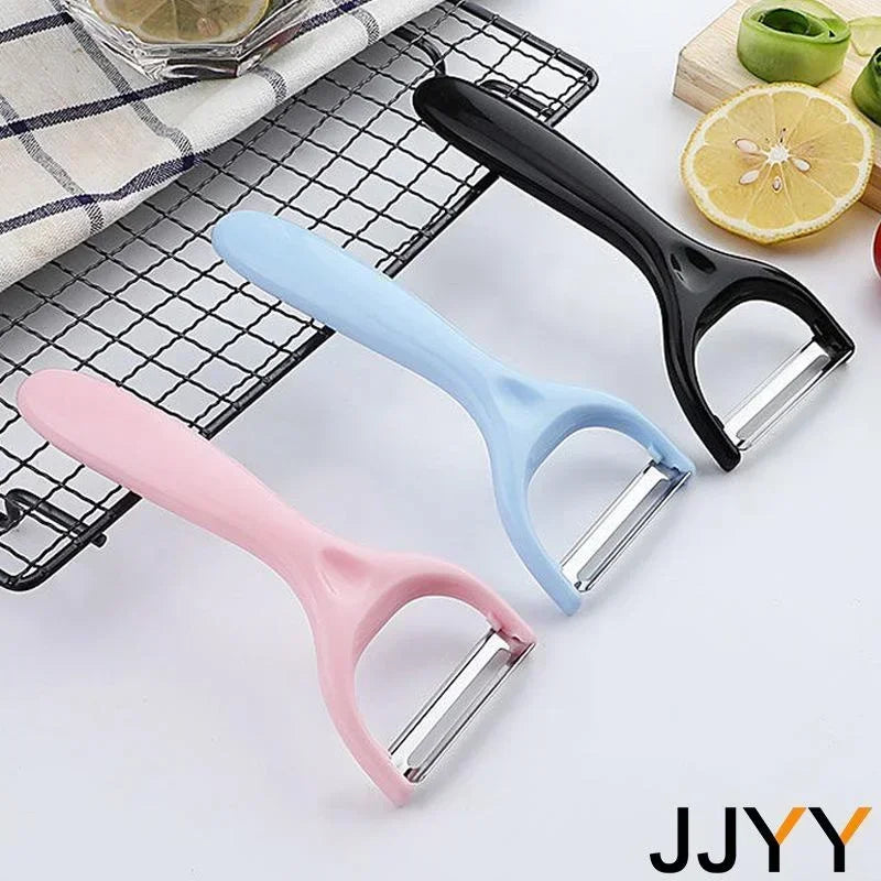 JJYY Fruit Peeling Knife Stainless Steel Peeler Peeling Apples Kitchen Vegetable Fruit Sharp Peeler Potato Peeler