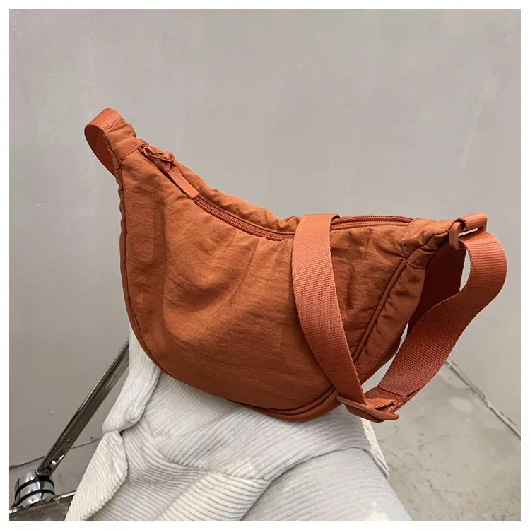 Casual Nylon Crossbody Bag for Women Large Capacity - Smarsty