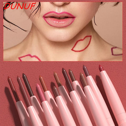 Matte Red Brown Lip Liner Pencil for Plump Lips - Smarsty