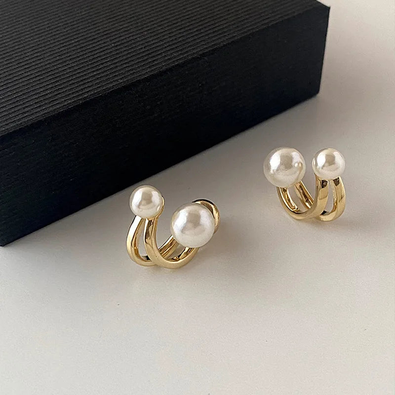 Classic Pearl Drop Earrings for Women - Timeless Elegance - Smarsty