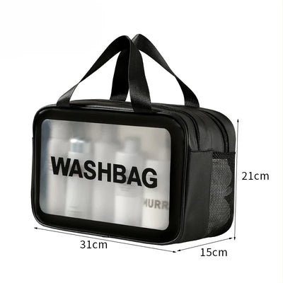 Wet-dry separation makeup bag portable toiletry bag travel essentials large capacity storage bag fitness swimming essentials - Smarsty