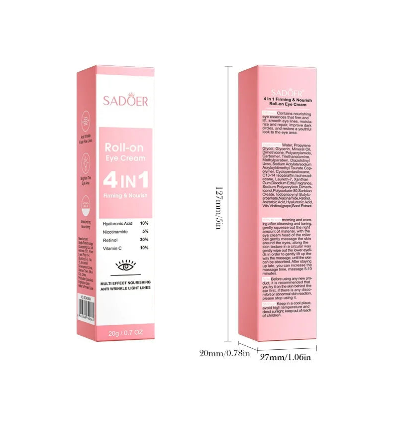 Moisturizing Eye Cream for Dark Circles and Puffiness - Smarsty