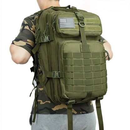 30L/50L 1000D Nylon Waterproof Trekking Fishing Hunting Bag Backpack Outdoor Rucksacks Tactical Sports Camping Hiking - Smarsty