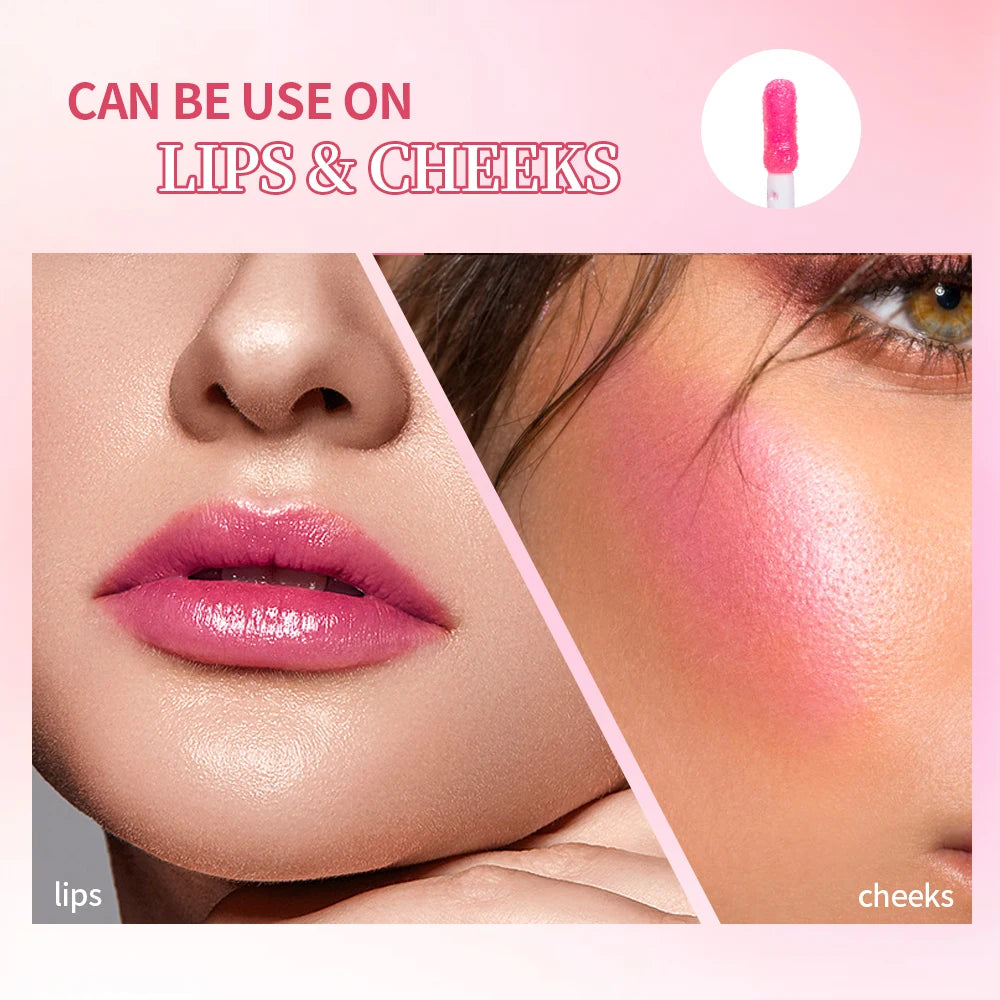 Pink Lip Serum Lotion for Moisturized and Smooth Lips - Smarsty
