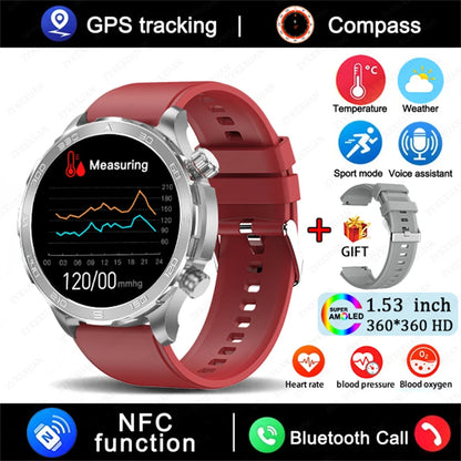 Bluetooth Call Smart Watch For Men With GPS Waterproof - Smarsty