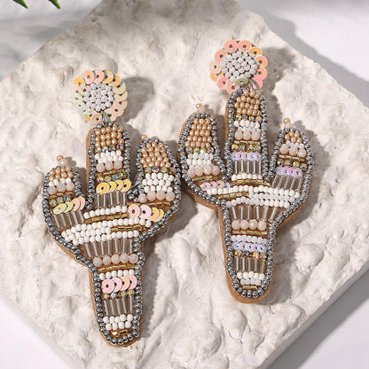 Handmade Bohemian Starfish Drop Earrings for Women - Smarsty