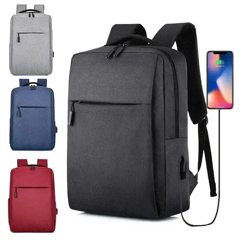 15.6 Inch Laptop Men Backpack Nylon Travel Male Laptop Backpack Usb Charging Computer School Backpacks Waterproof Bag for Men - Smarsty
