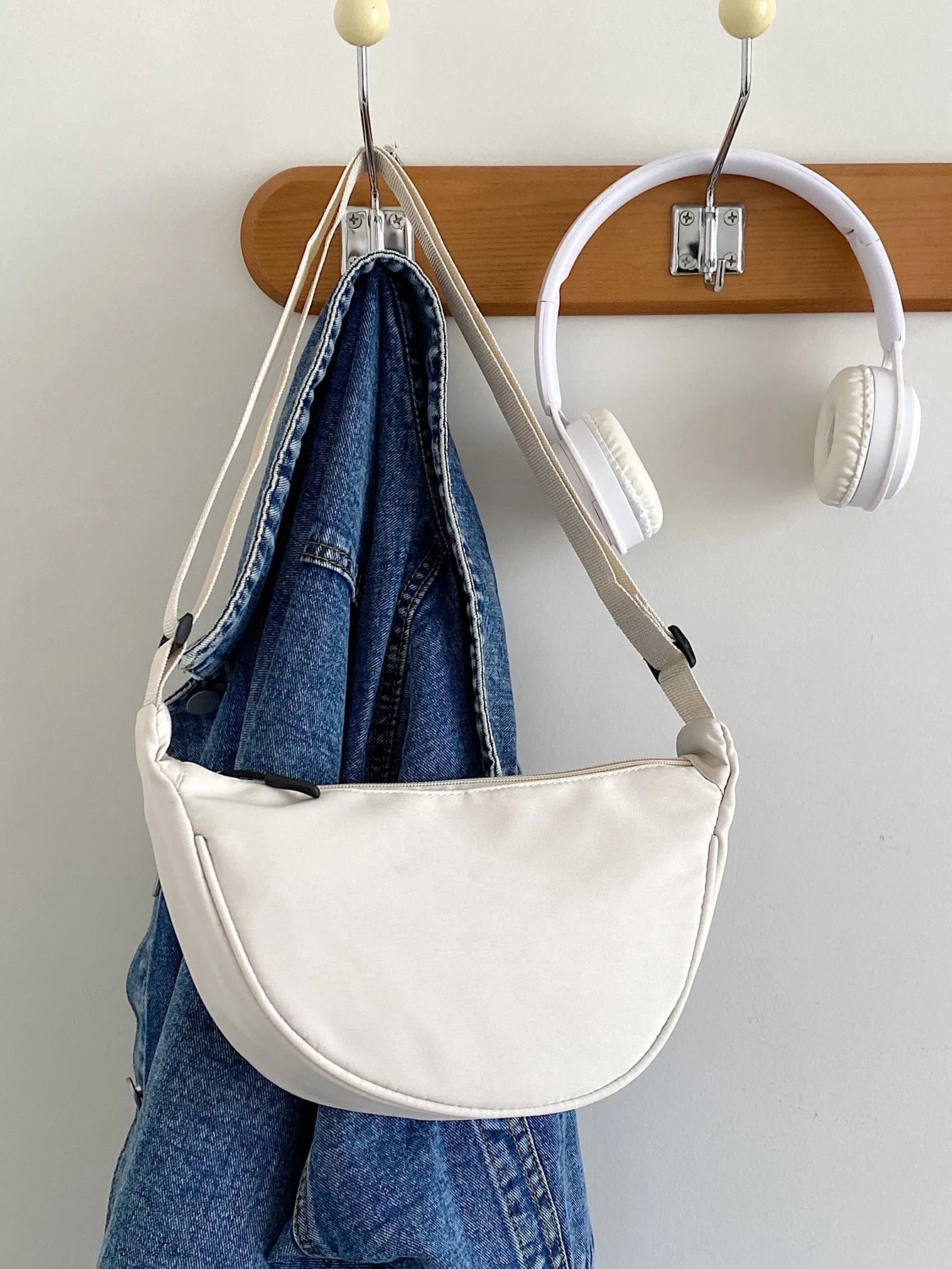 Nylon Hobo Crossbody Bag For Women Large Capacity Tote - Smarsty