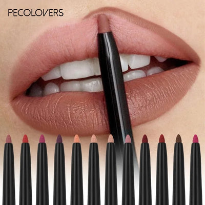Waterproof Red Lip Liner Pencil for Long Lasting Color - Smarsty