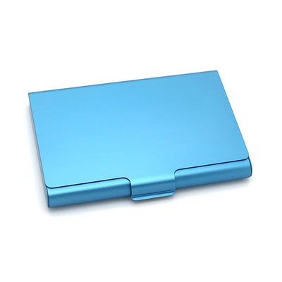 Creative Business Card Case Aluminum Alloy Bank Credit ID Card Wallet Name Card Holder Metal Box Cover Card Holder Men Wallet - Smarsty