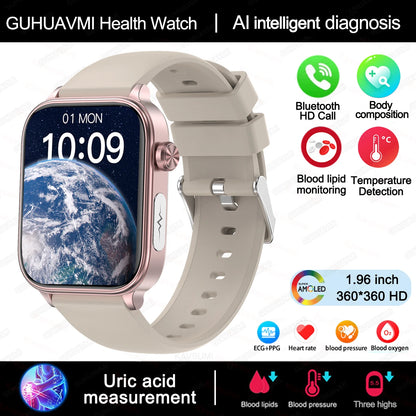 2025 Smart Watch with ECG PPG Health Monitoring - Smarsty