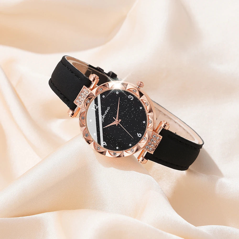Luxury Rhinestone Women Watches Set for Elegant Style - Smarsty