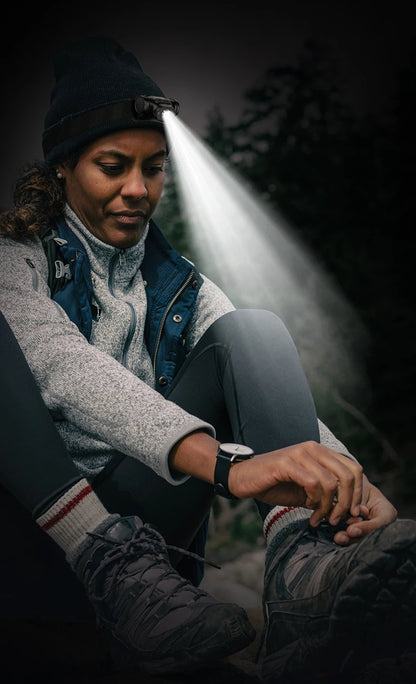 PHILIPS LED Headlamp Sensor Head Flashlight Ten Types of Lighting Type-C Rechargeable Headlight Outdoor Camping Fishing Lantern by Smarsty